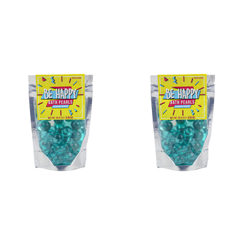 2x 20pc Gift Republic 5g Be Happy 90's Scented Bath Pearls - Blueberry