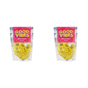 2x 20pc Gift Republic 5g Good Vibes 90's Scented Bath Pearls - Citrus