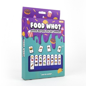 Gift Republic Portable Food Who? Board Game Kids 6y+