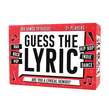 Gift Republic Guess The Lyric Card Game