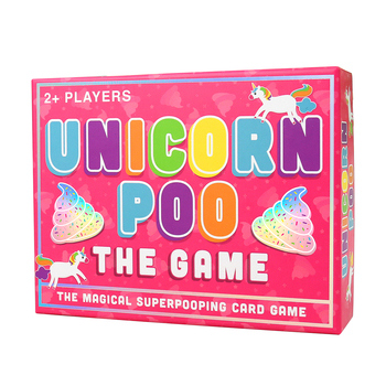116pc Gift Republic Unicorn Poo The Game Cards Set w/ Tokens/Trophy