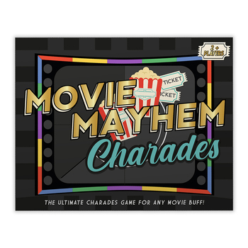 100pc Gift Republic Movie Mayhem Charades Cards Party Game Set