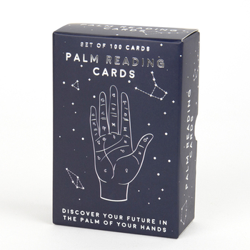 100pc Gift Republic Palm Reading Cards Deck Fortune Telling Set