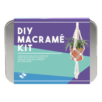 Gift Republic Macrame Kit DIY Hanging Plant Pot Hanger