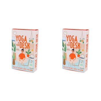 200pc Gift Republic Yoga At Your Desk Self-Care Guide Cards