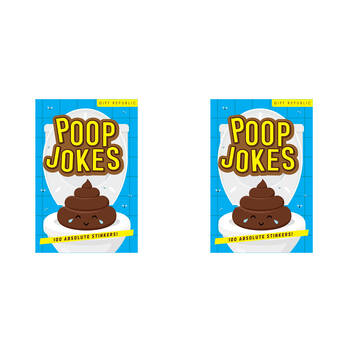 2x 100pc Gift Republic Poop Jokes Cards Family Friendly Humour 6Y+