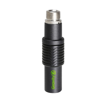 Gravity MSQC1B Quick Aluminium Coupler For Mic Clips & Boom Arms - Black