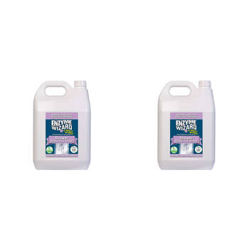 2PK Enzyme Wizard Shower Glass Tile Grout Cleaner Organic Multi Enzyme 5L
