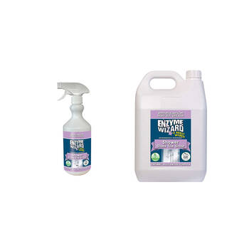 Enzyme Wizard Shower Glass Tile Grout Cleaner Multi Enzyme 750ML and 5L