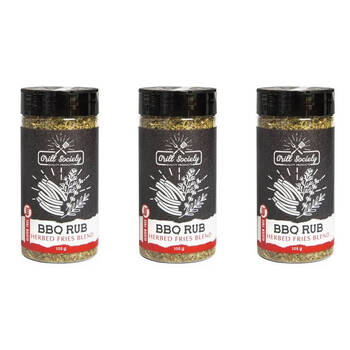 3PK Hot Shots Grill Society Herbed Fries Herbs & Spices 105g Cooking Seasoning