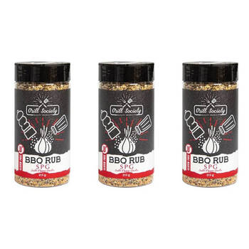 3PK Hot Shots Grill Society SPG Herbs & Spices 215g Cooking Seasoning