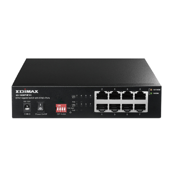 Edimax GS-1008PHE V2 8 Port Gigabit Switch w/4 POE+ /Ports