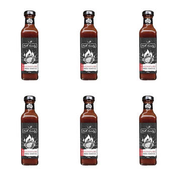 6PK Hot Shots Grill Society Signature Sauce 280g Cooking Seasoning