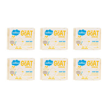 6PK The Goat Skincare Body Soap Bar w/ Chamomile Extract 100g For Sensitive Skin
