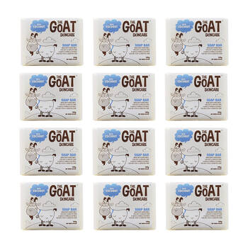 12PK The Goat Skincare Body Soap Bar w/ Coconut 100g For Sensitive Skin