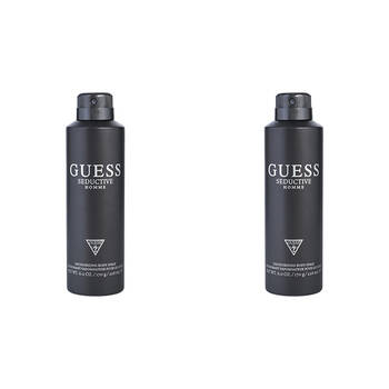 2PK Guess Seductive Homme Fragrance Perfume Deo Body Spray Scent For Men 180ml