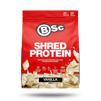 BSc High Protein Shred Powder Post Workout 23 Serves 800g Vanilla