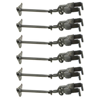 6PK Hercules Wall Mount Guitar Hanger Long MC24