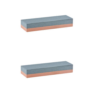 2PK Esschert Design Sharpening Stone Garden Outdoor 15.2cm Grey