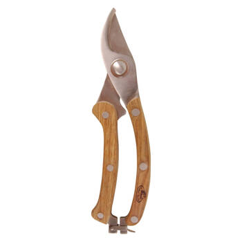 Esschert Design Stainless Steel Pruner Gardening Tool 20.3cm Natural