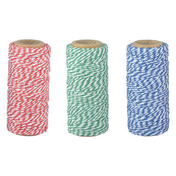 3pc Esschert Design Cotton Garden Twine Rope Outdoor 55m