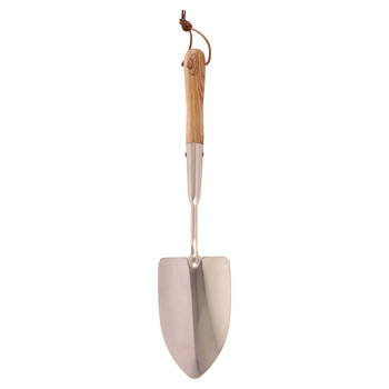 Esschert Design Stainless Steel Long Handled Hand Spade 31.2cm Natural