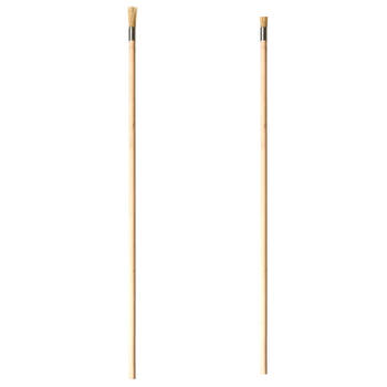 2PK Esschert Design Long Terrarium Brush w/ Wooden Handle 78cm Natural