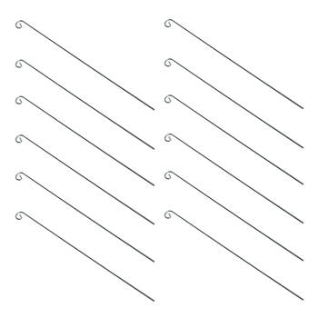 12PK Esschert Design Holder For Plant Label Slate Large 56cm Silver