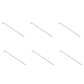 6PK Esschert Design Holder For Plant Label Slate Large 56cm Silver