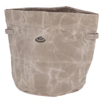 Esschert Design Waxed Canvas Storage Bag w/ Handles Garden Large Grey