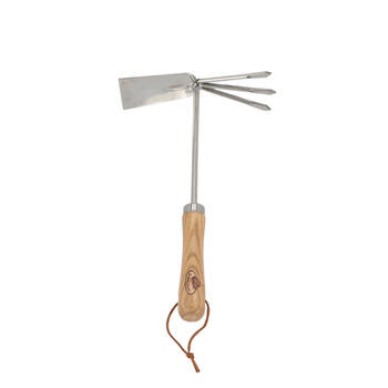 Esschert Design Stainless Steel Double Garden Hoe Gardening Natural