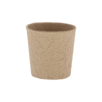 12pc Esschert Design Round Grow Pots Garden/Outdoor Decor Large 10cm Brown
