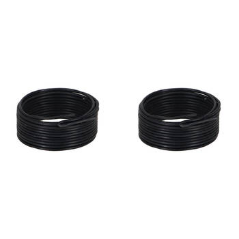 2PK Esschert Design 3mm Bonsai Aluminium Training Wire Plants Fastener Black