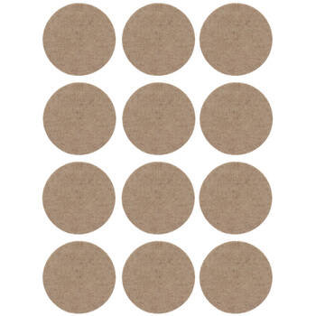 12PK Esschert Design Jute Mulching Disc Natural Plant Protector 25cm Large