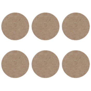 6PK Esschert Design Jute Mulching Disc Natural Plant Protector 25cm Large