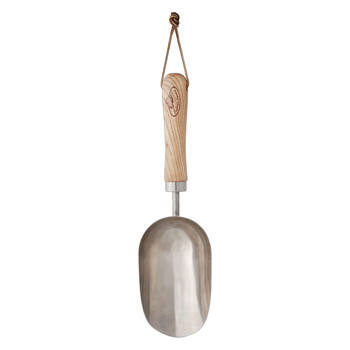 Esschert Design Compost Garden Soil Hand Scoop Stainless Steel Gardening Tool