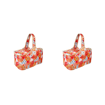 2PK Good Vibes Daytrip Picnic Cooler Bag Retro Summer 25x48x27cm