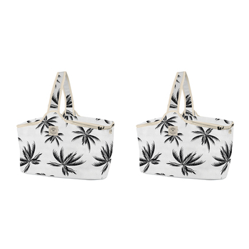 2PK Good Vibes Daytrip Cooler Bag Havana Print 25x48x27cm