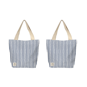 2PK Good Vibes Beach Bag W Inner Pocket Zip Clsre Mediterranean 50x42x15