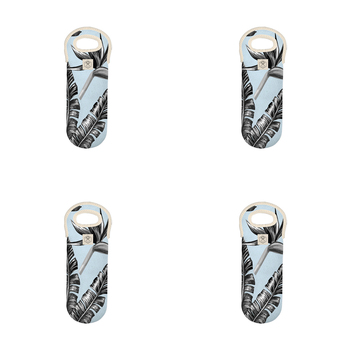 4PK Good Vibes Single Bottle Bag Neoprene 14x38cm Sorrento Palm