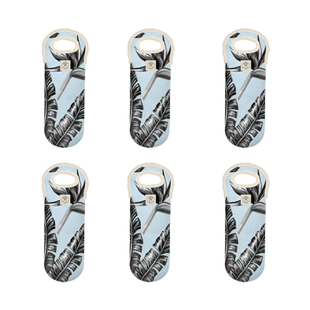 6PK Good Vibes Single Bottle Bag Neoprene 14x38cm Sorrento Palm