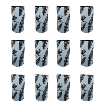 12PK Good Vibes Can Cooler Skinny 6.5x12cm Sorrento Palm