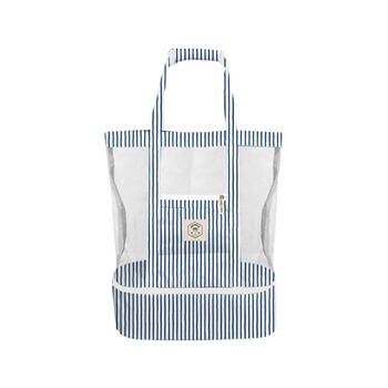 Good Vibes 2-in-1 Beach Insulated Cooler Bag Mediterranean 47x45x20cm