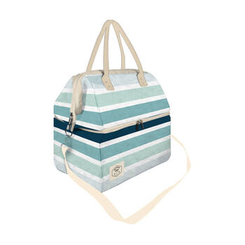 Good Vibes Premium Insulated Picnic Cooler Bag Ocean Tide 40x34x26cm