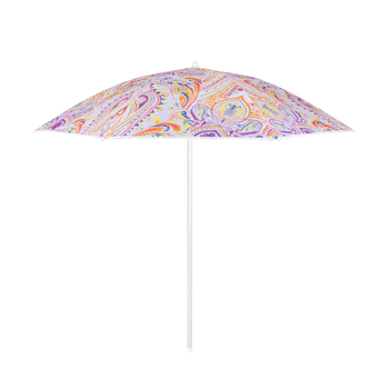 Good Vibes 180cm Beach Umbrella w/ Carry Bag - Nomad Paisley