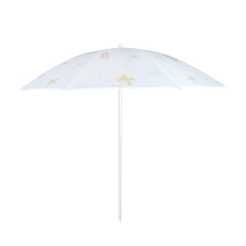 Good Vibes 180cm Beach Umbrella w/ Carry Bag - Coco & Waves