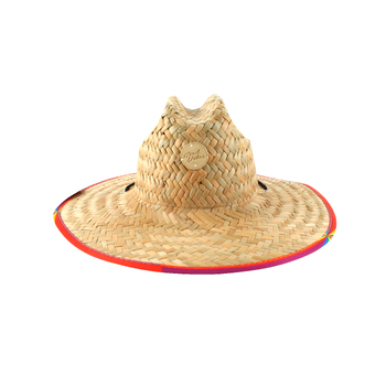 Good Vibes Printed Surfer Beach Field Hat Summer Sun Protection - Rainbow