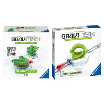 2pc GraviTrax Action Pack Looping and Spiral Marble Run Kids Toy Set 8y+