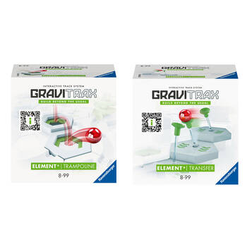 2pc GraviTrax Action Pack Trampoline and Transfer Marble Run Kids Toy Set 8y+