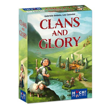 Huch! Clans & Glory Scottish Clan Tabletop Map Based Card Game Kids 10y+
